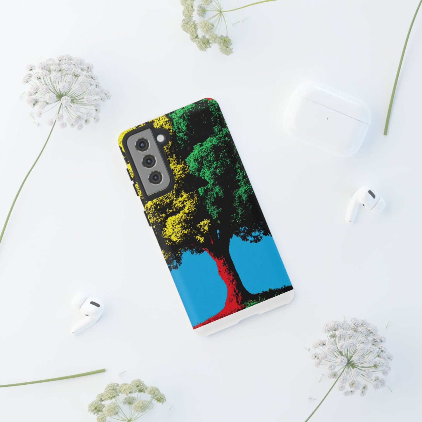 Phone Case - Vibrant Tree Design