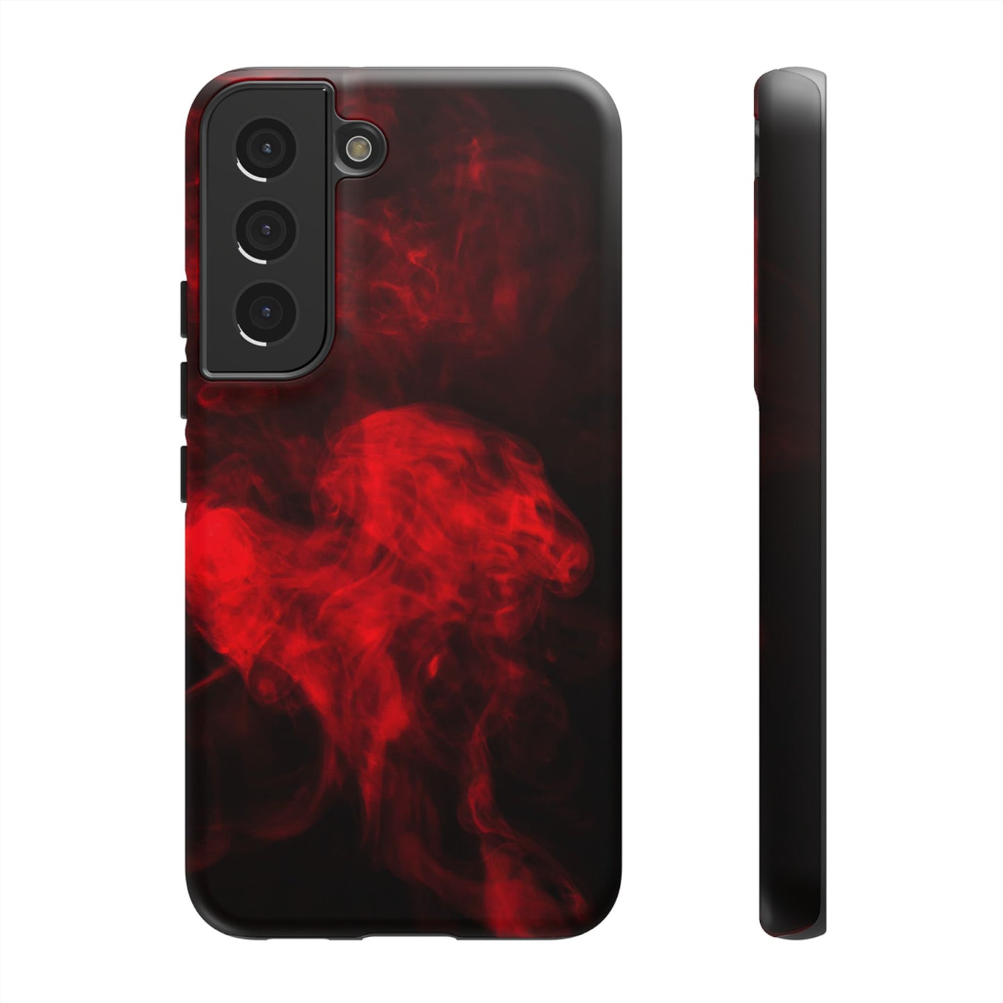 Bold Red Smoke Phone Case – Tough Cases for Protection and Style