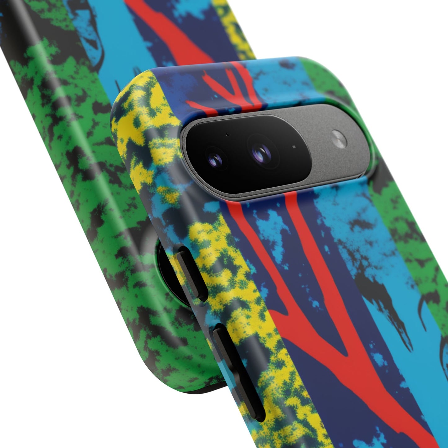 Phone Case - Colorful Forest Design Tough Case