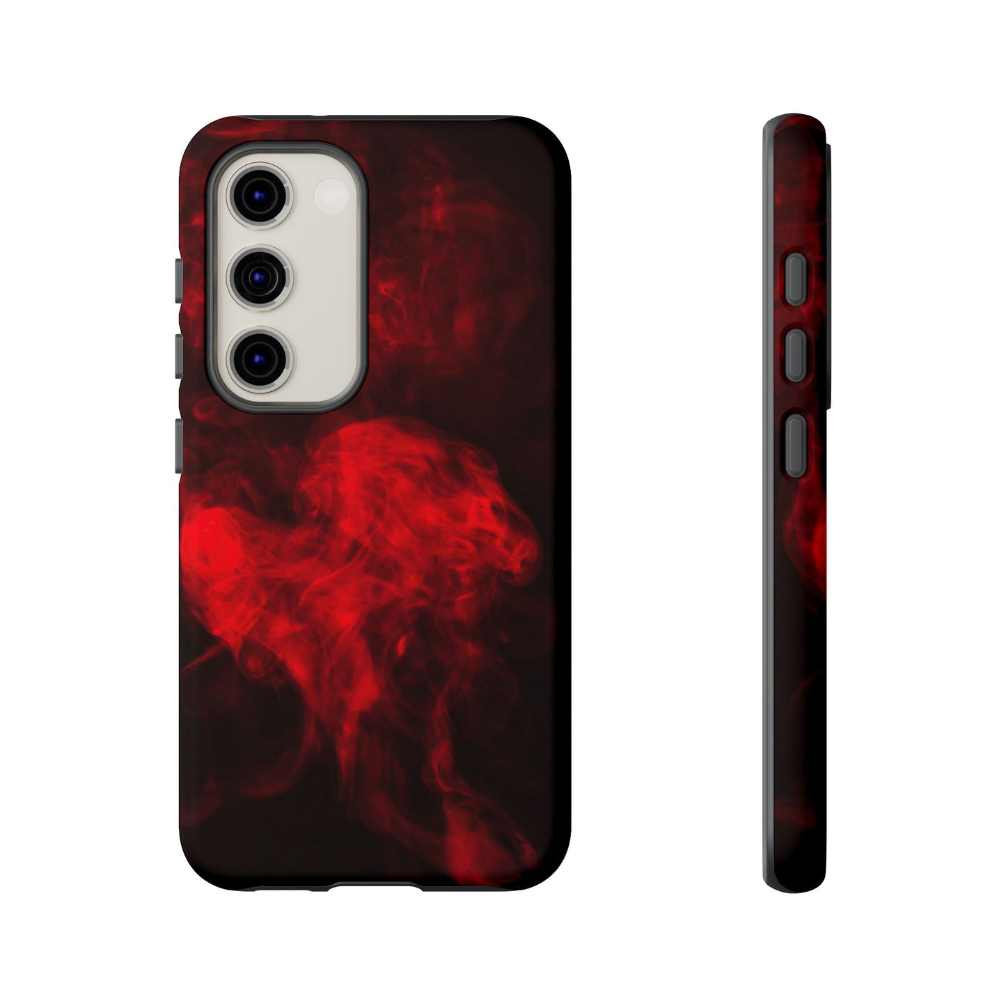 Bold Red Smoke Phone Case – Tough Cases for Protection and Style