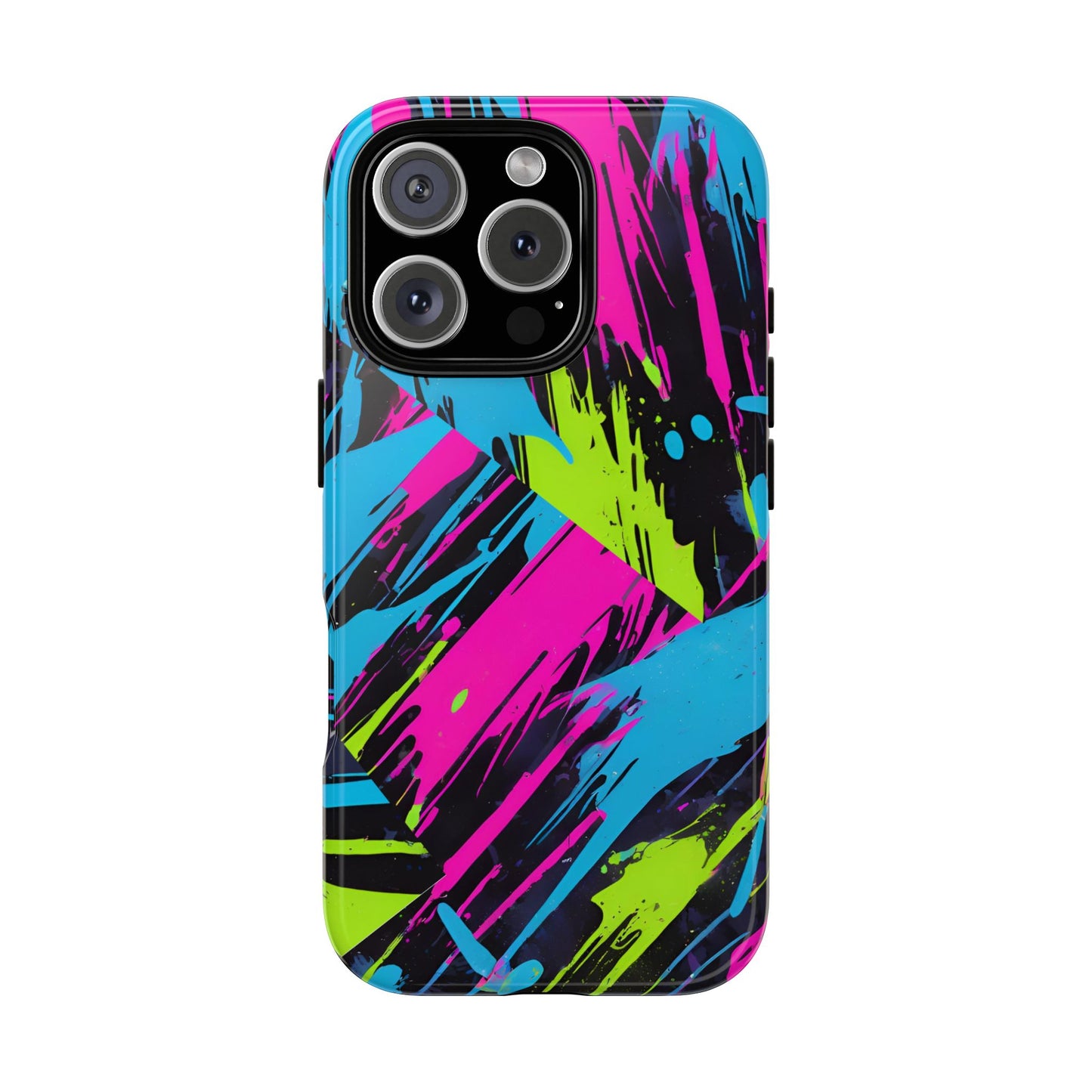 Vibrant Phone Case - Tough Cases with Bold Color Burst Design