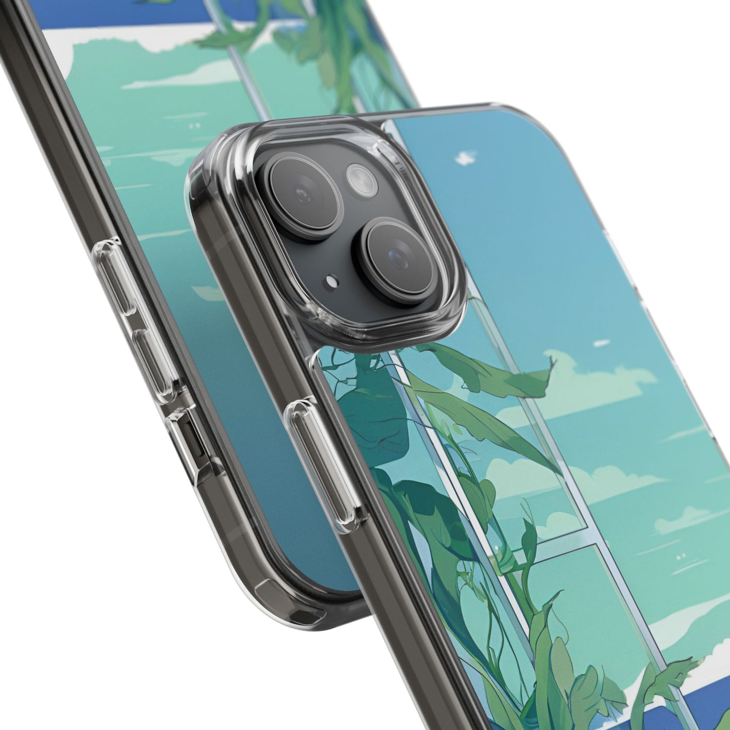 Tropical Ocean Clear Phone Case - Perfect Gift for Nature Lovers