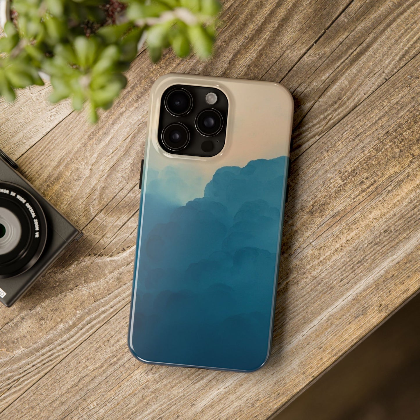 Serene Cloud Tough Phone Case - Durable Protection with Soothing Aesthetic