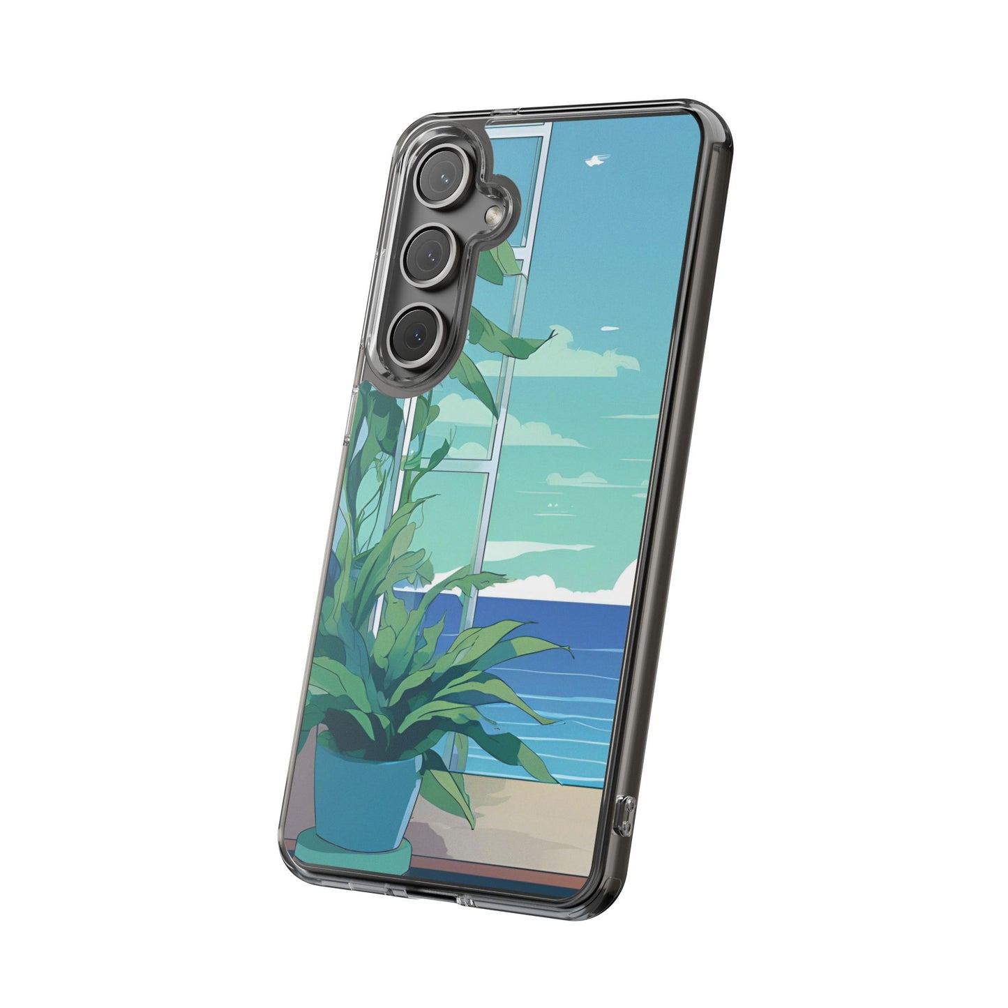 Tropical Ocean Clear Phone Case - Perfect Gift for Nature Lovers