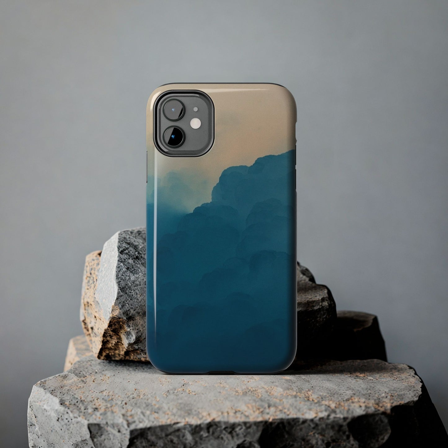 Serene Cloud Tough Phone Case - Durable Protection with Soothing Aesthetic