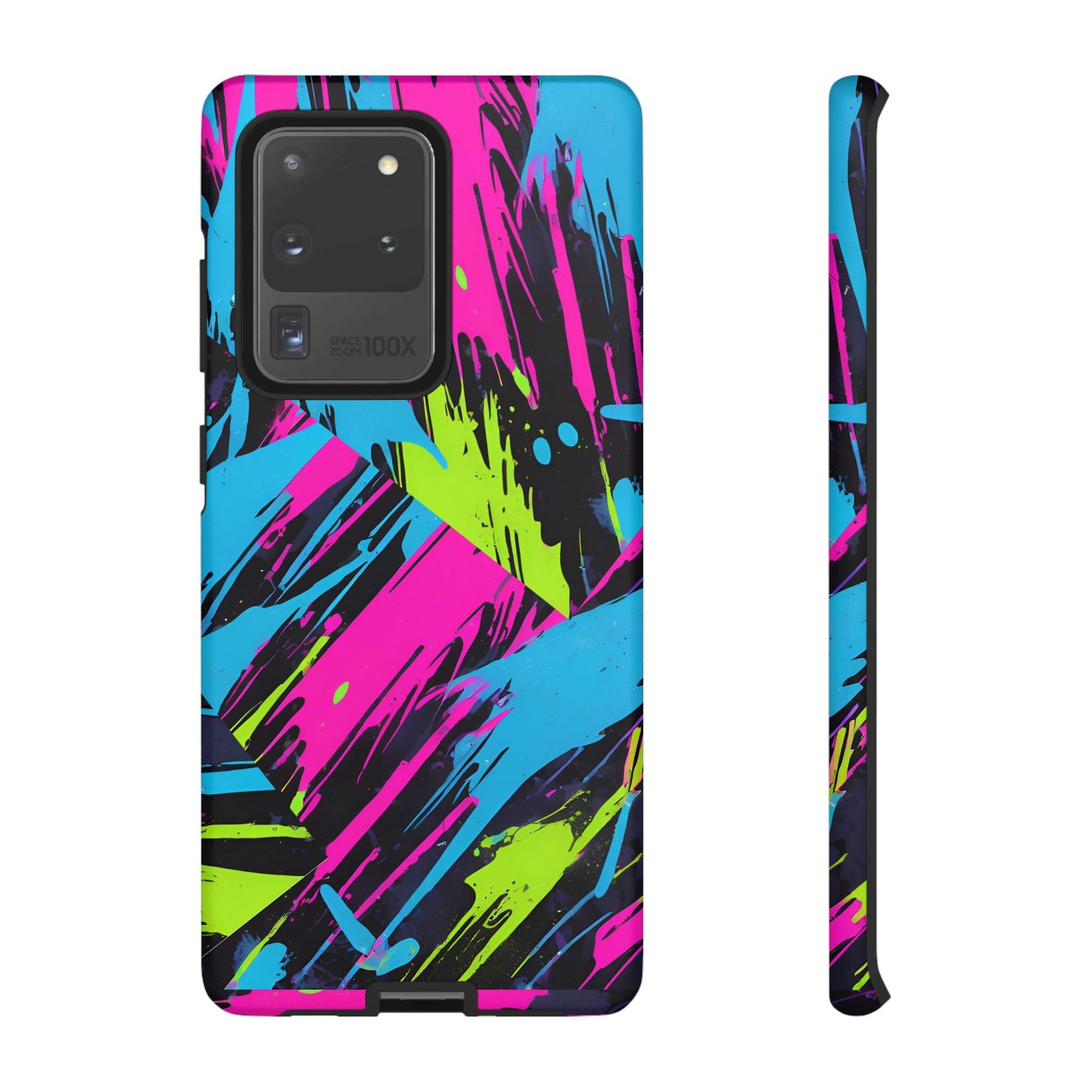 Vibrant Phone Case - Tough Cases with Bold Color Burst Design