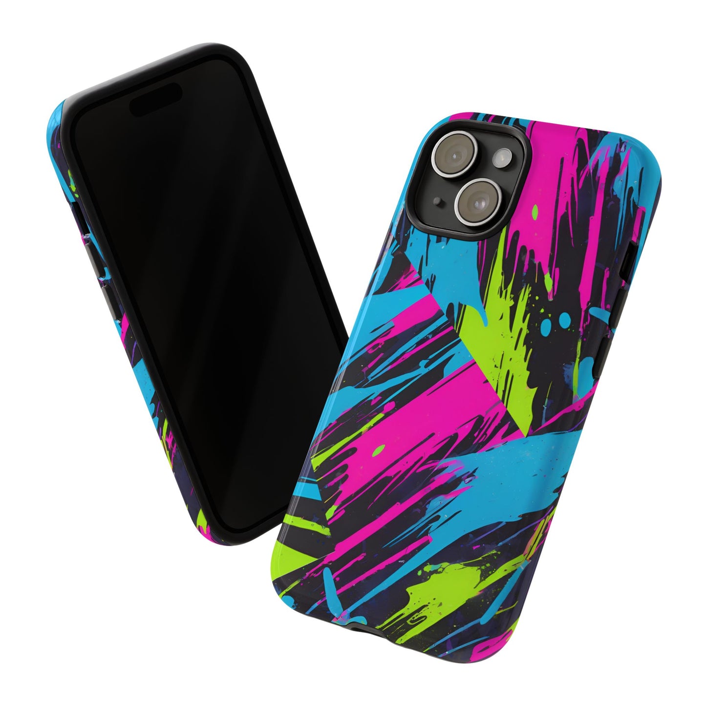 Vibrant Phone Case - Tough Cases with Bold Color Burst Design