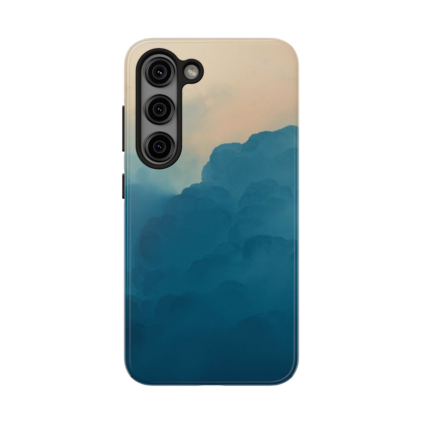 Serene Cloud Tough Phone Case - Durable Protection with Soothing Aesthetic