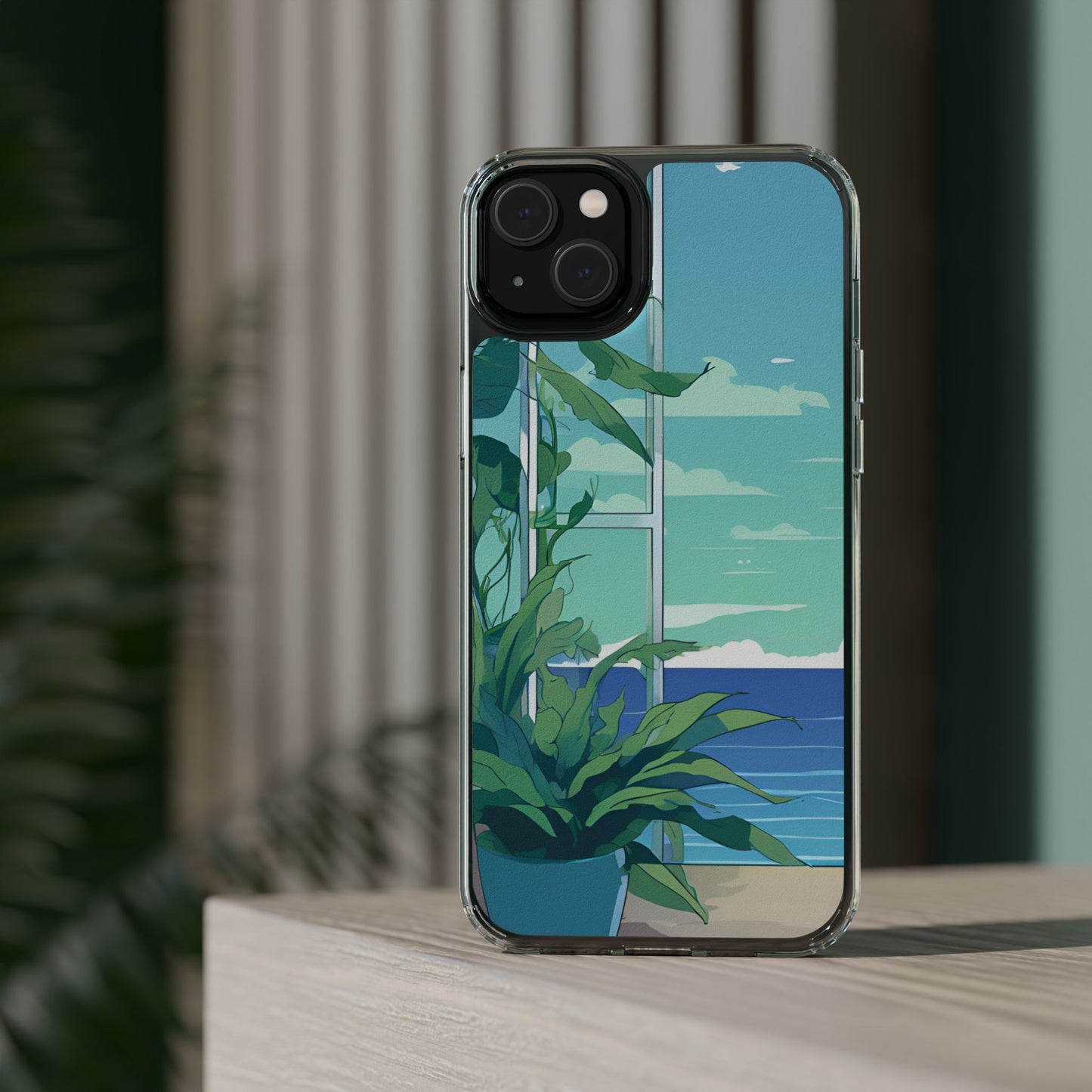 Tropical Ocean Clear Phone Case - Perfect Gift for Nature Lovers