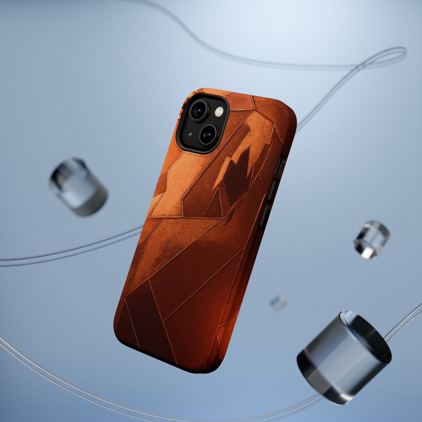 Geometric Magnetic Tough Cases - Stylish Protection for Your Phone