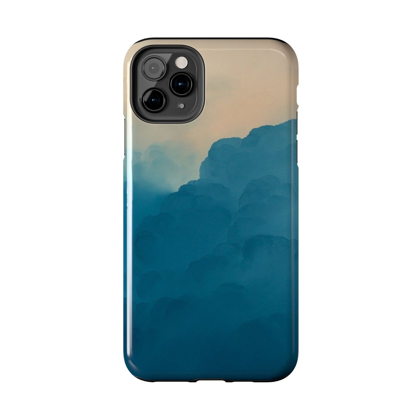 Serene Cloud Tough Phone Case - Durable Protection with Soothing Aesthetic