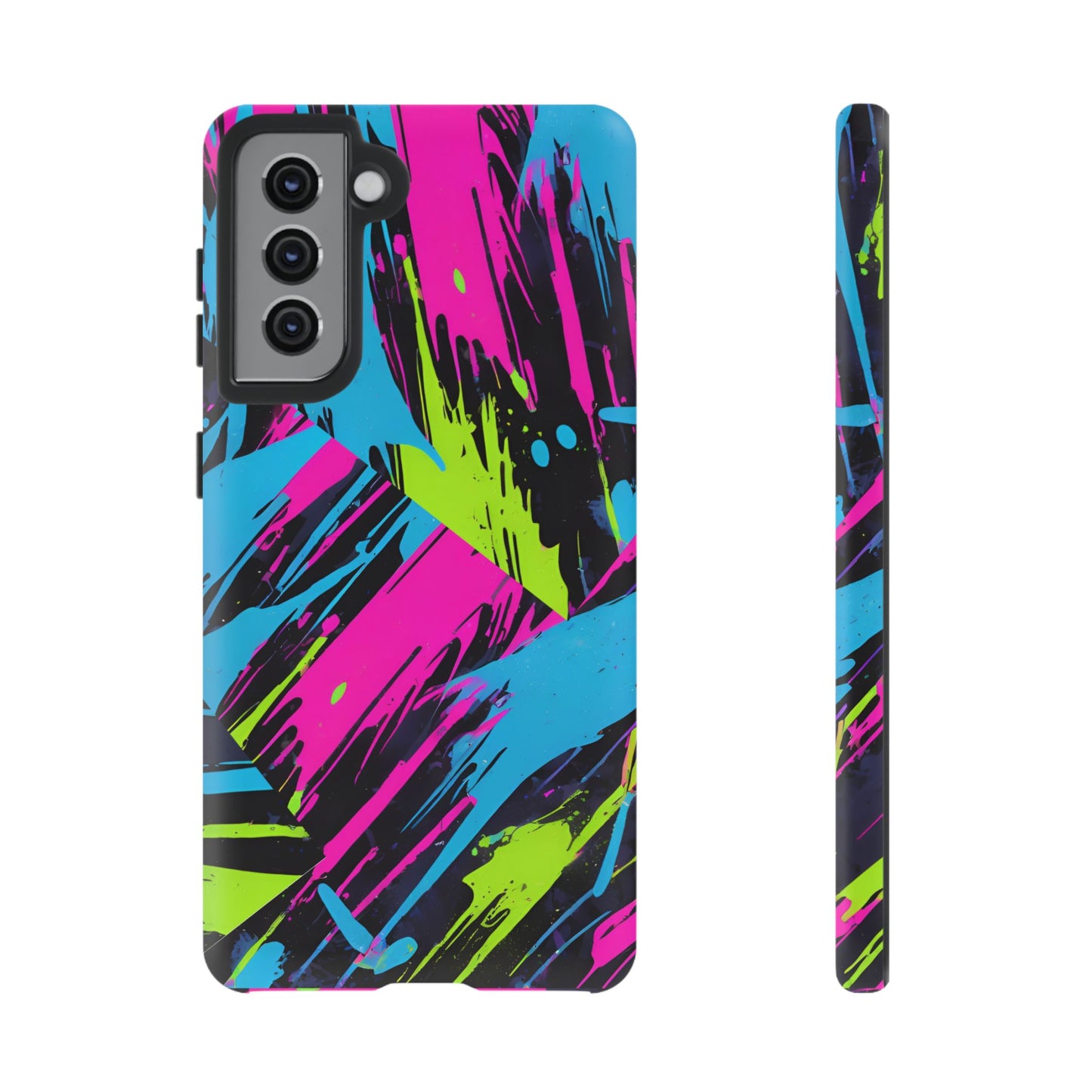 Vibrant Phone Case - Tough Cases with Bold Color Burst Design