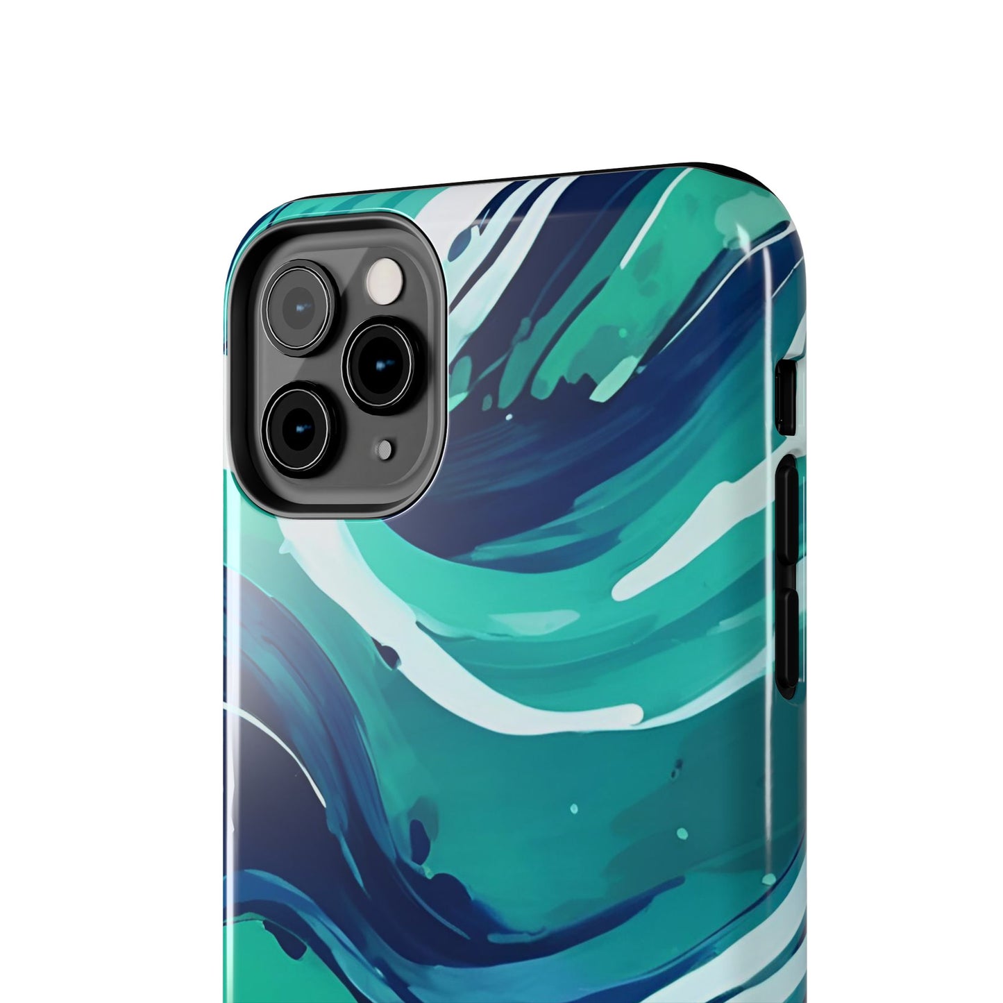 Ocean Wave Tough Phone Case - Durable Protection