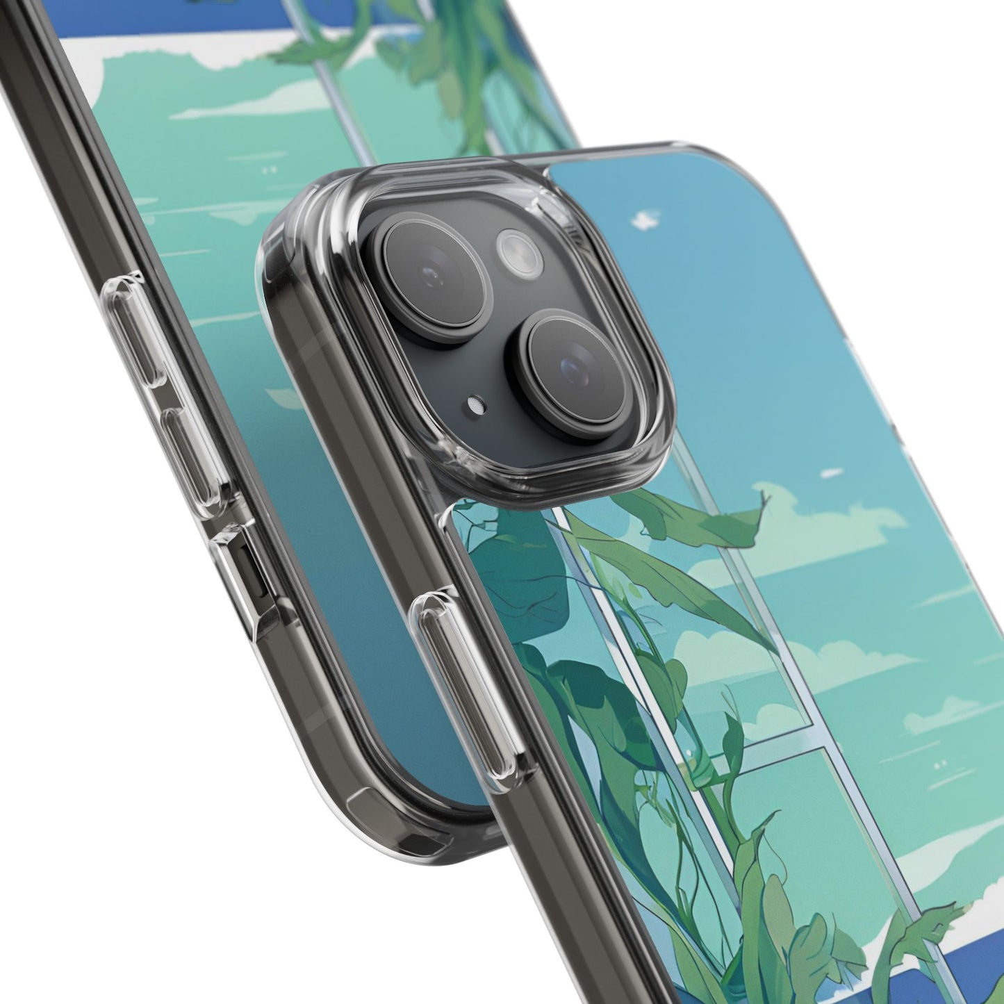 Tropical Ocean Clear Phone Case - Perfect Gift for Nature Lovers