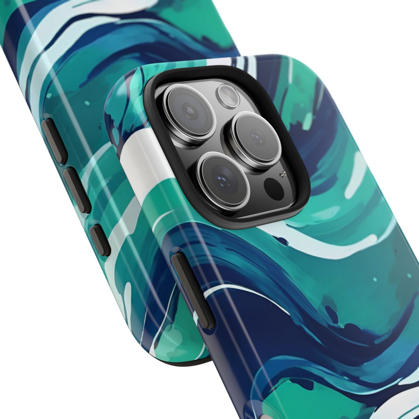 Ocean Wave Tough Phone Case - Durable Protection