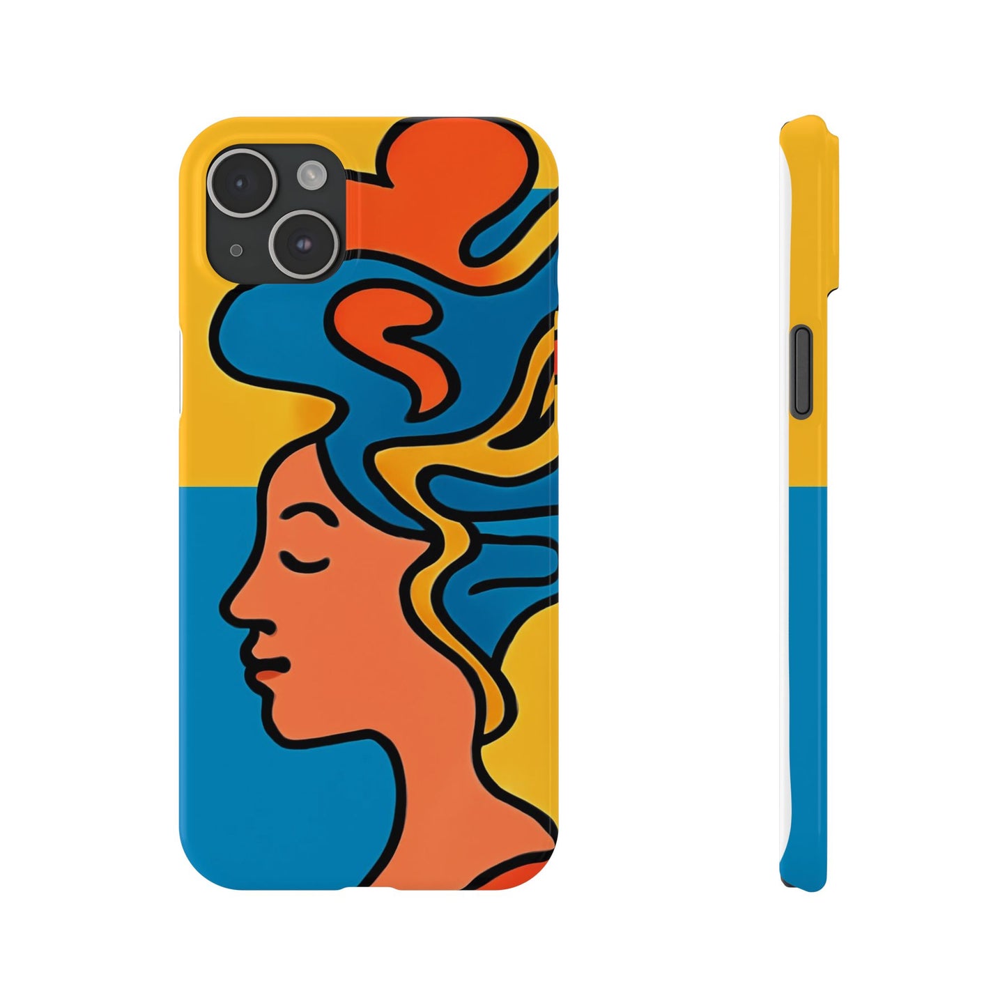 Stylish Slim Phone Cases with Colorful Abstract Design