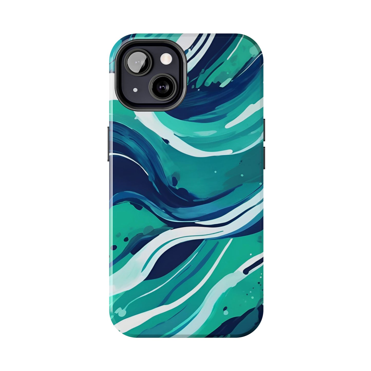 Ocean Wave Tough Phone Case - Durable Protection