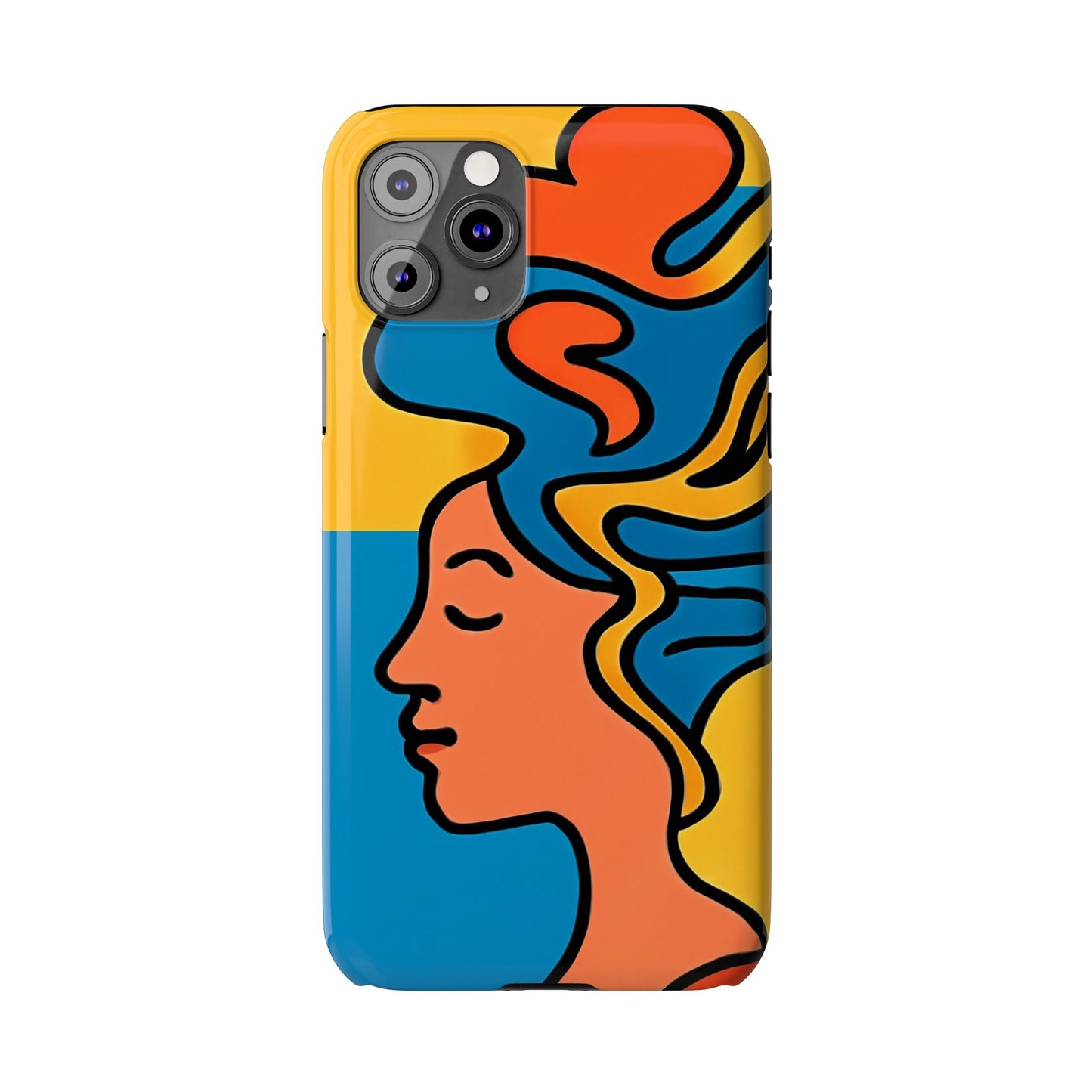 Stylish Slim Phone Cases with Colorful Abstract Design
