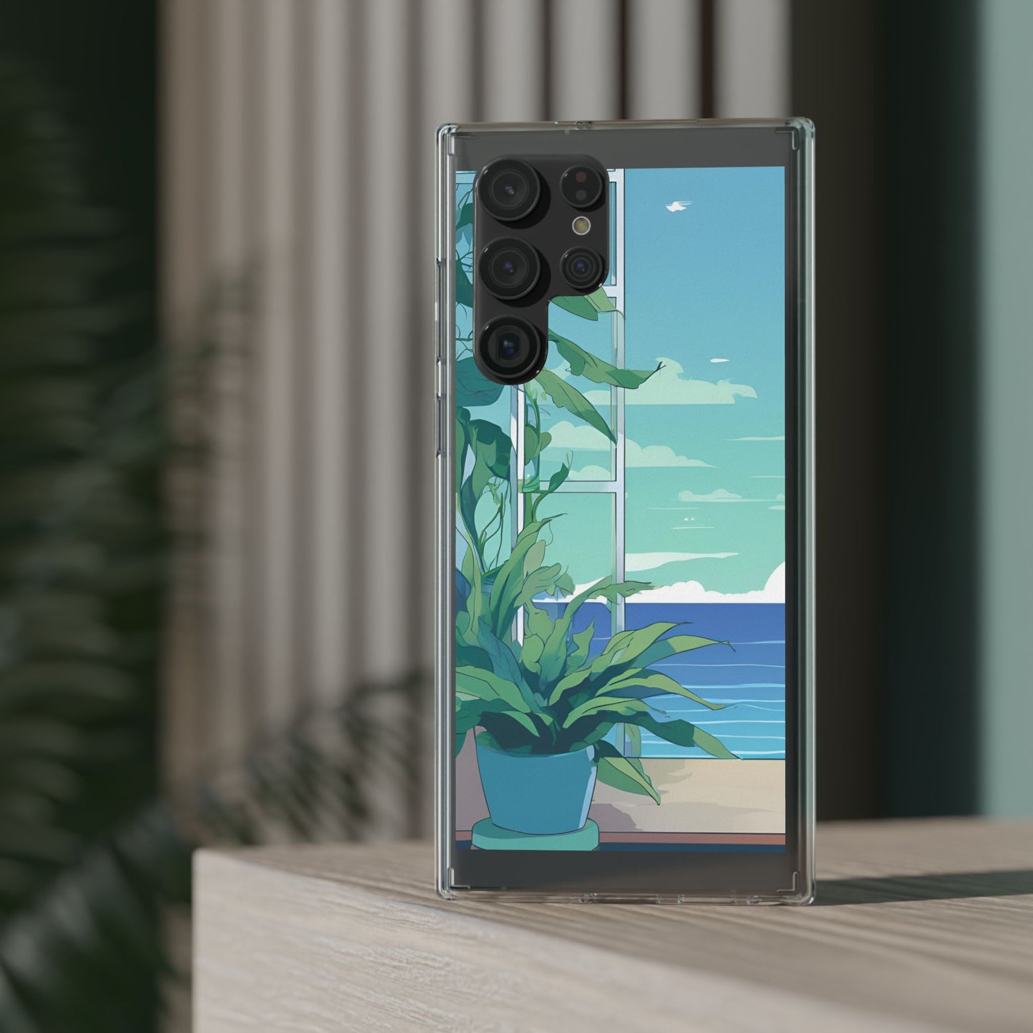Tropical Ocean Clear Phone Case - Perfect Gift for Nature Lovers