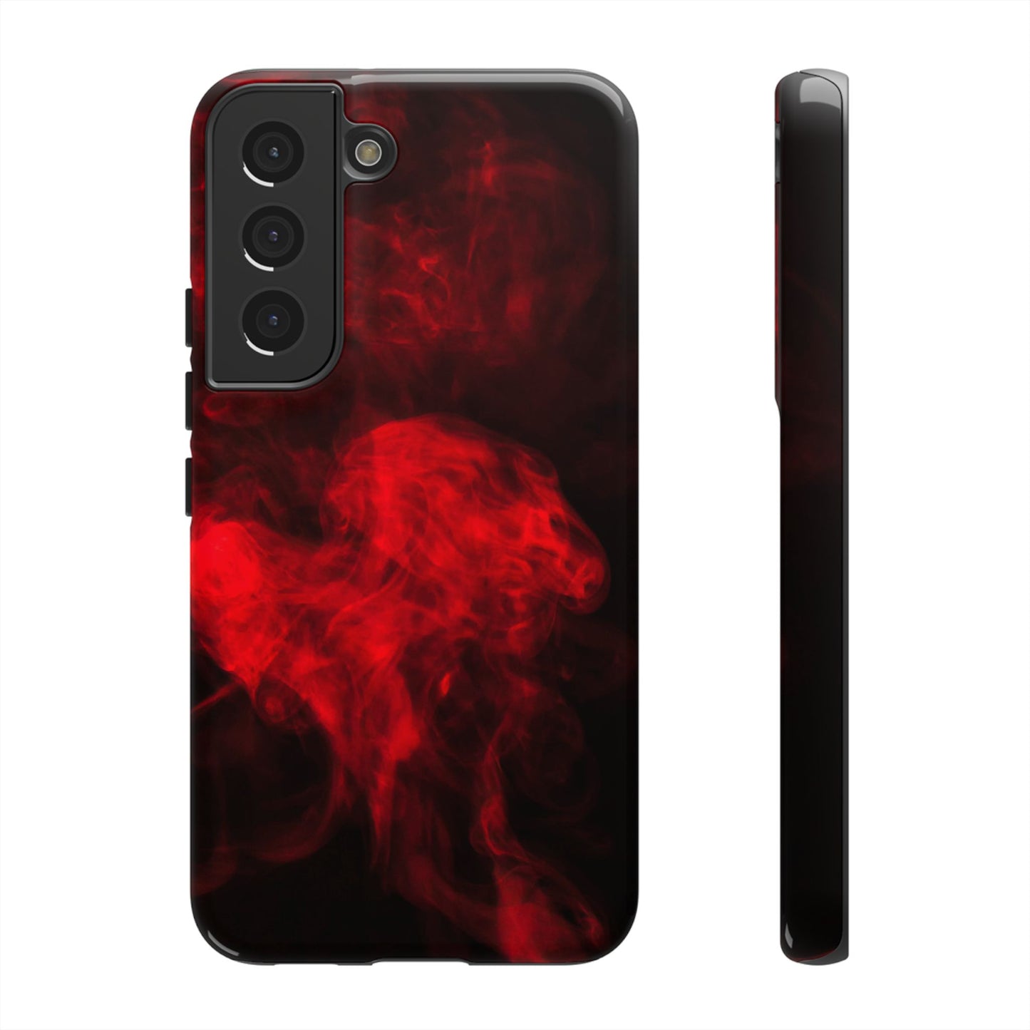 Bold Red Smoke Phone Case – Tough Cases for Protection and Style