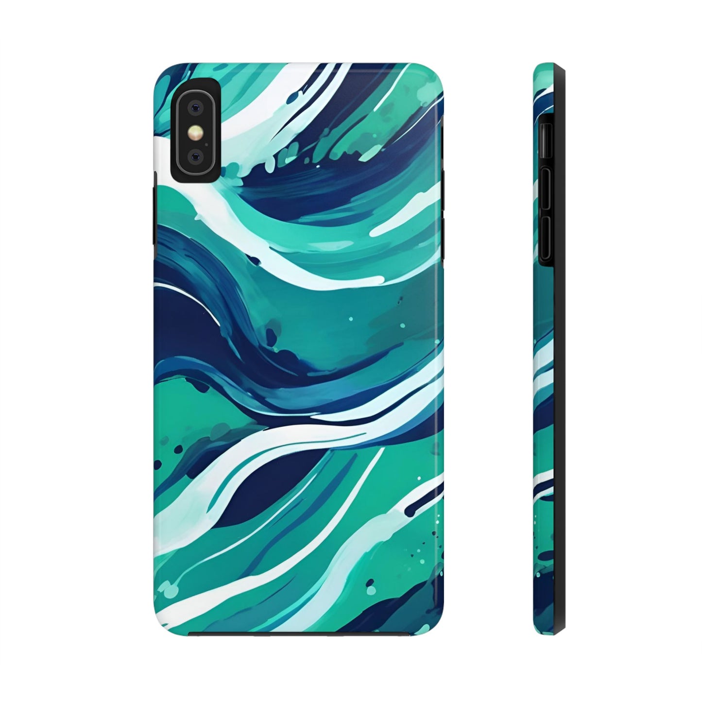 Ocean Wave Tough Phone Case - Durable Protection