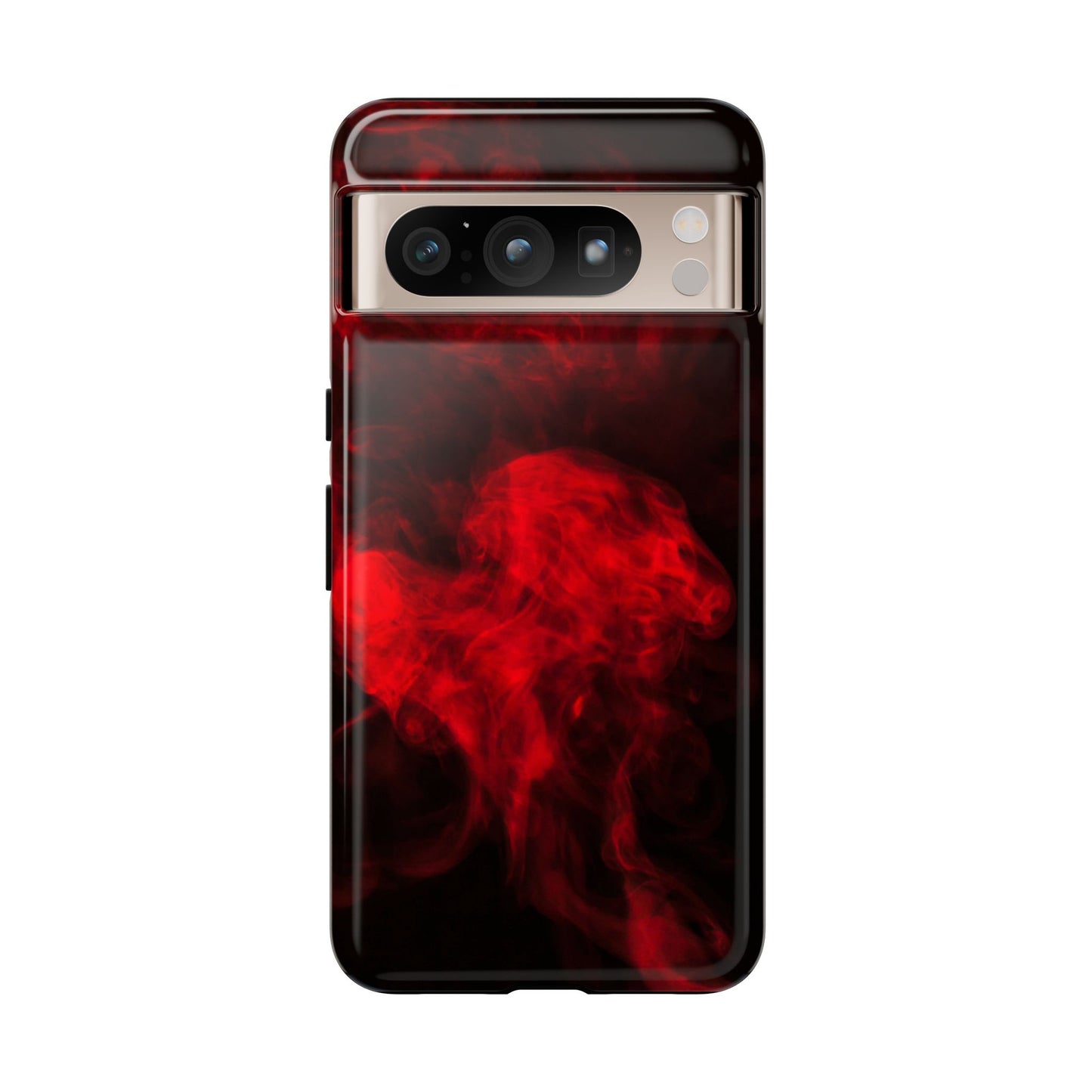 Bold Red Smoke Phone Case – Tough Cases for Protection and Style