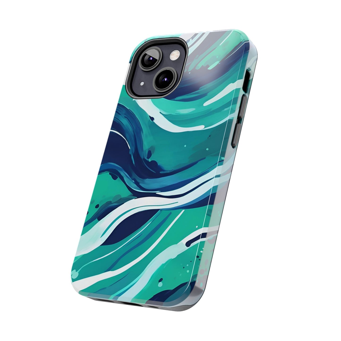 Ocean Wave Tough Phone Case - Durable Protection