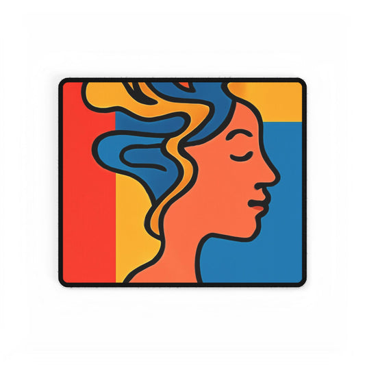 Abstract Colorful Desk Mat – Modern Office Decor for Stylish Workspaces
