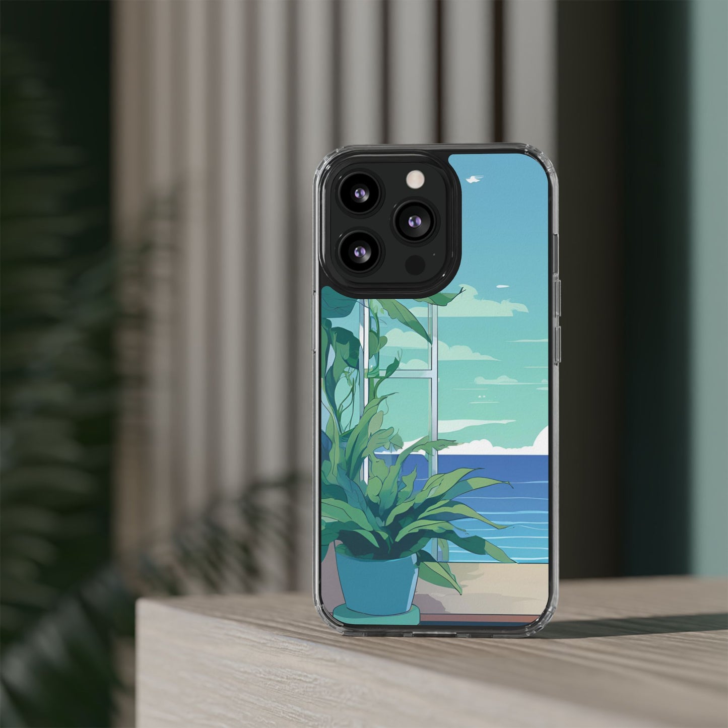 Tropical Ocean Clear Phone Case - Perfect Gift for Nature Lovers