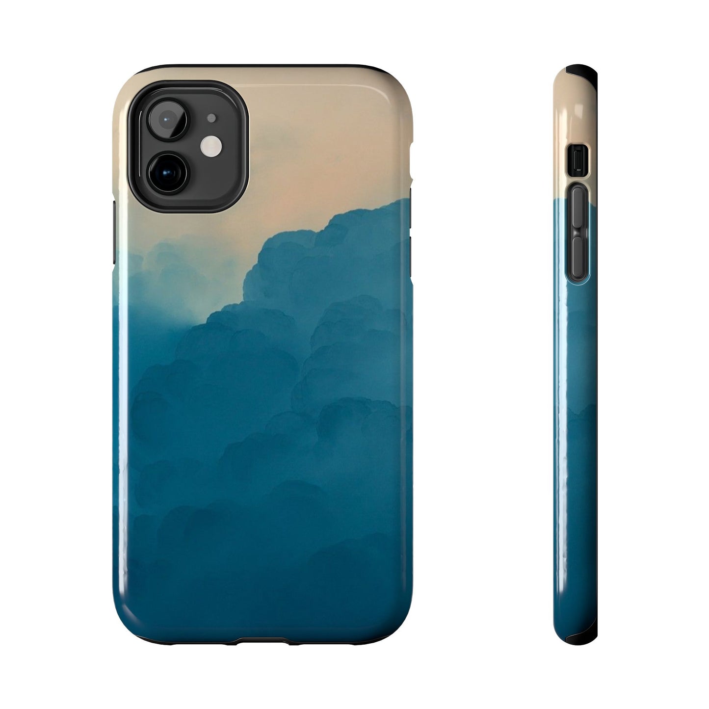 Serene Cloud Tough Phone Case - Durable Protection with Soothing Aesthetic