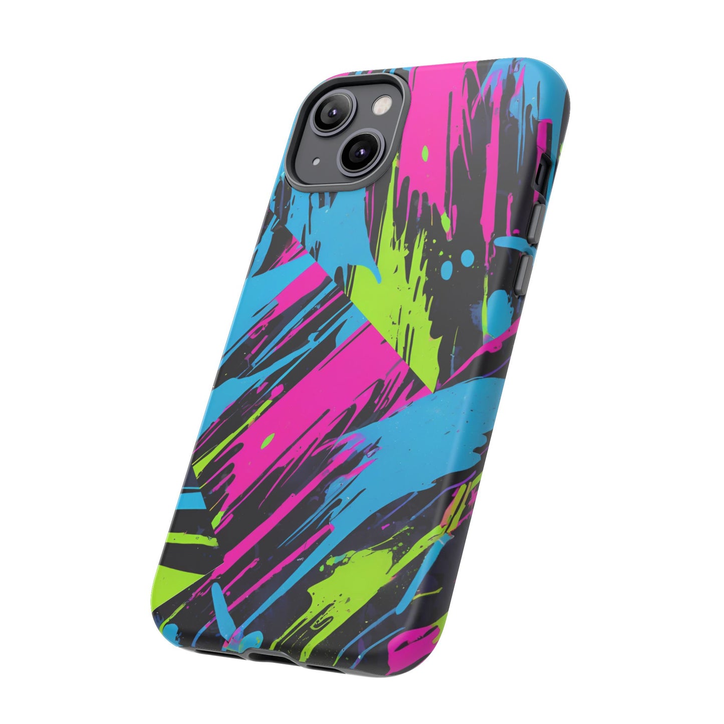 Vibrant Phone Case - Tough Cases with Bold Color Burst Design