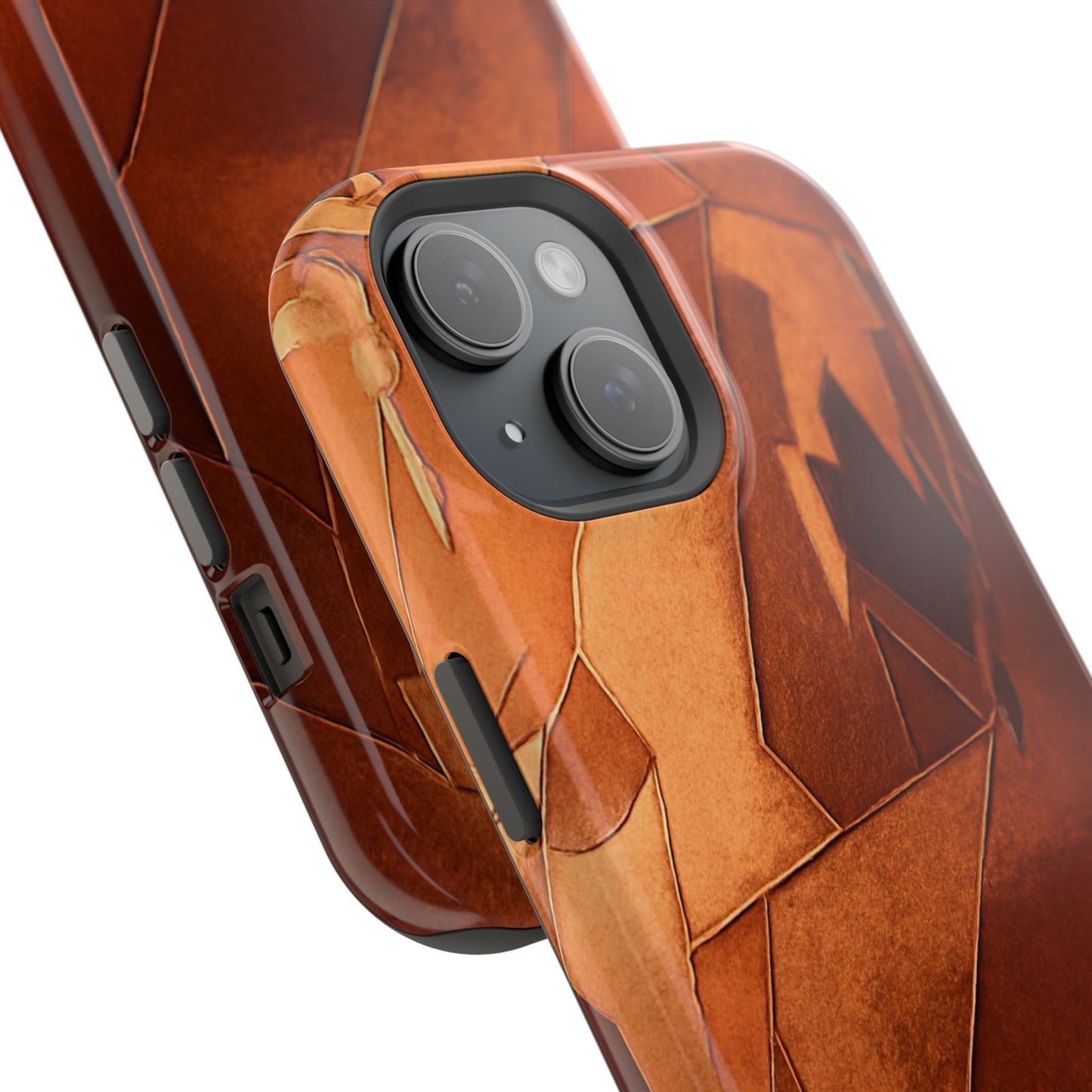Geometric Magnetic Tough Cases - Stylish Protection for Your Phone