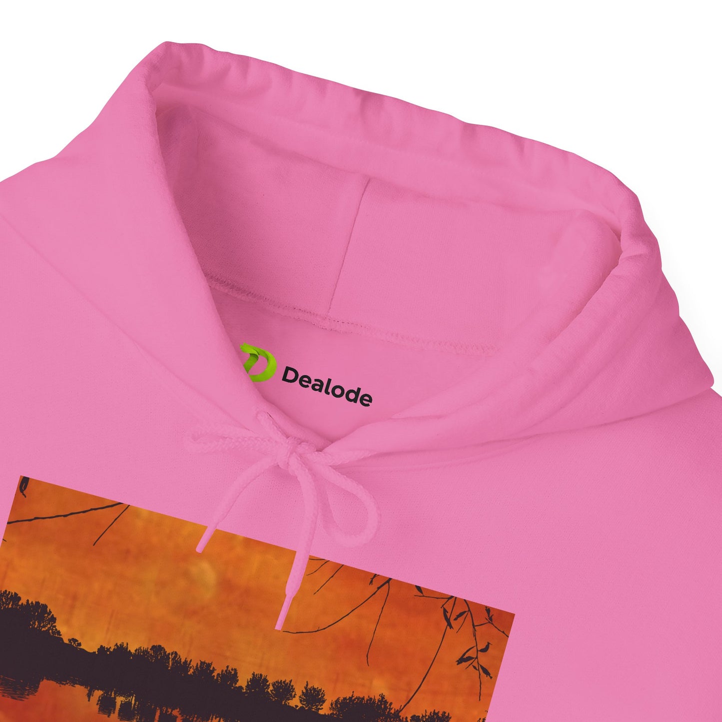Sunset Reflection Hoodie - Cozy Unisex Heavy Blend™ Sweatshirt with Vibrant Nature Design