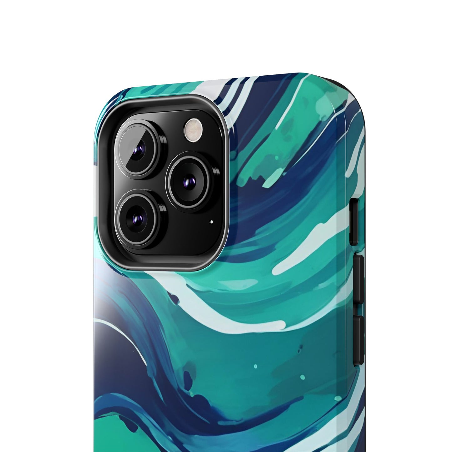 Ocean Wave Tough Phone Case - Durable Protection