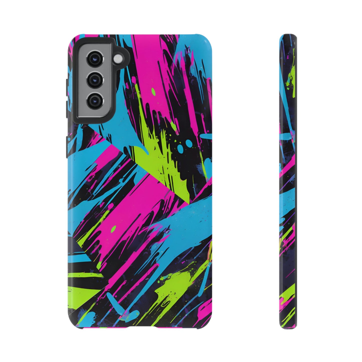 Vibrant Phone Case - Tough Cases with Bold Color Burst Design