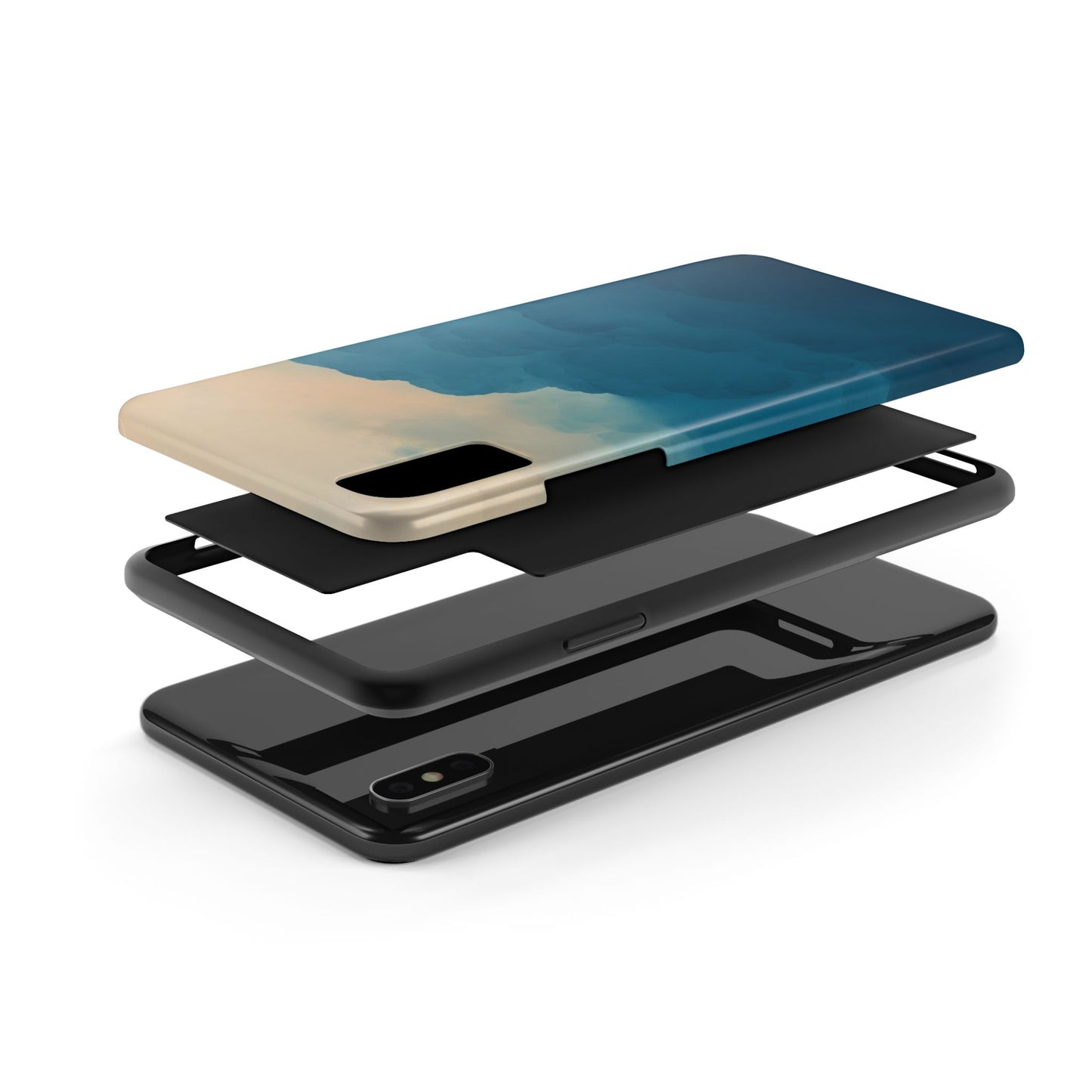 Serene Cloud Tough Phone Case - Durable Protection with Soothing Aesthetic