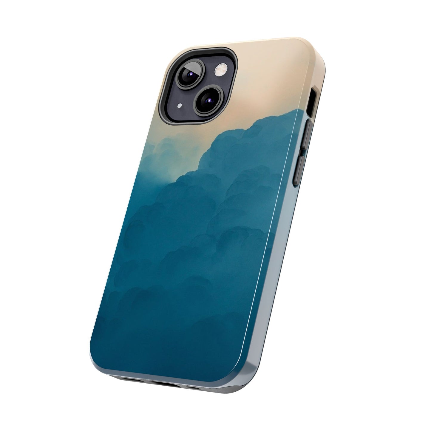Serene Cloud Tough Phone Case - Durable Protection with Soothing Aesthetic