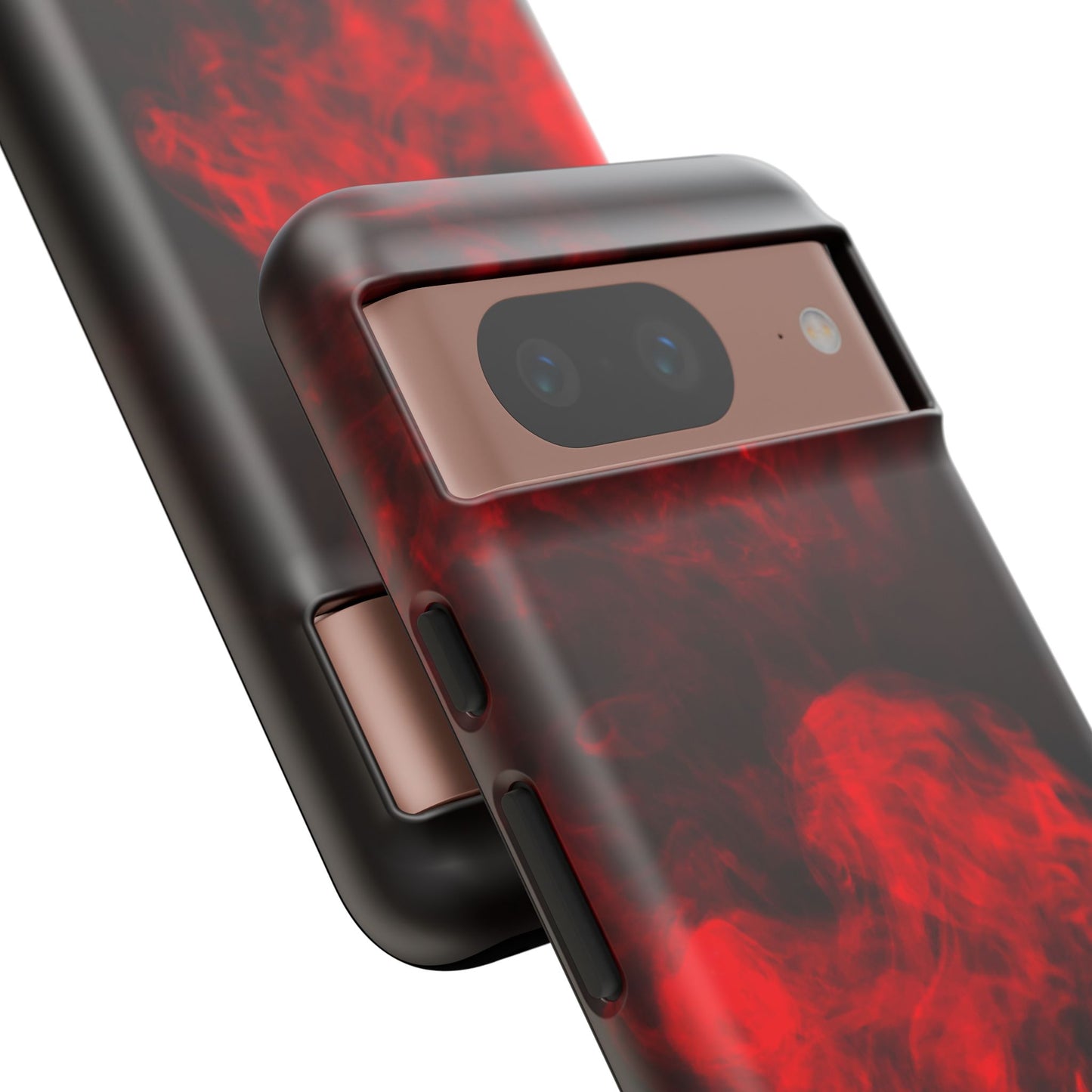 Bold Red Smoke Phone Case – Tough Cases for Protection and Style
