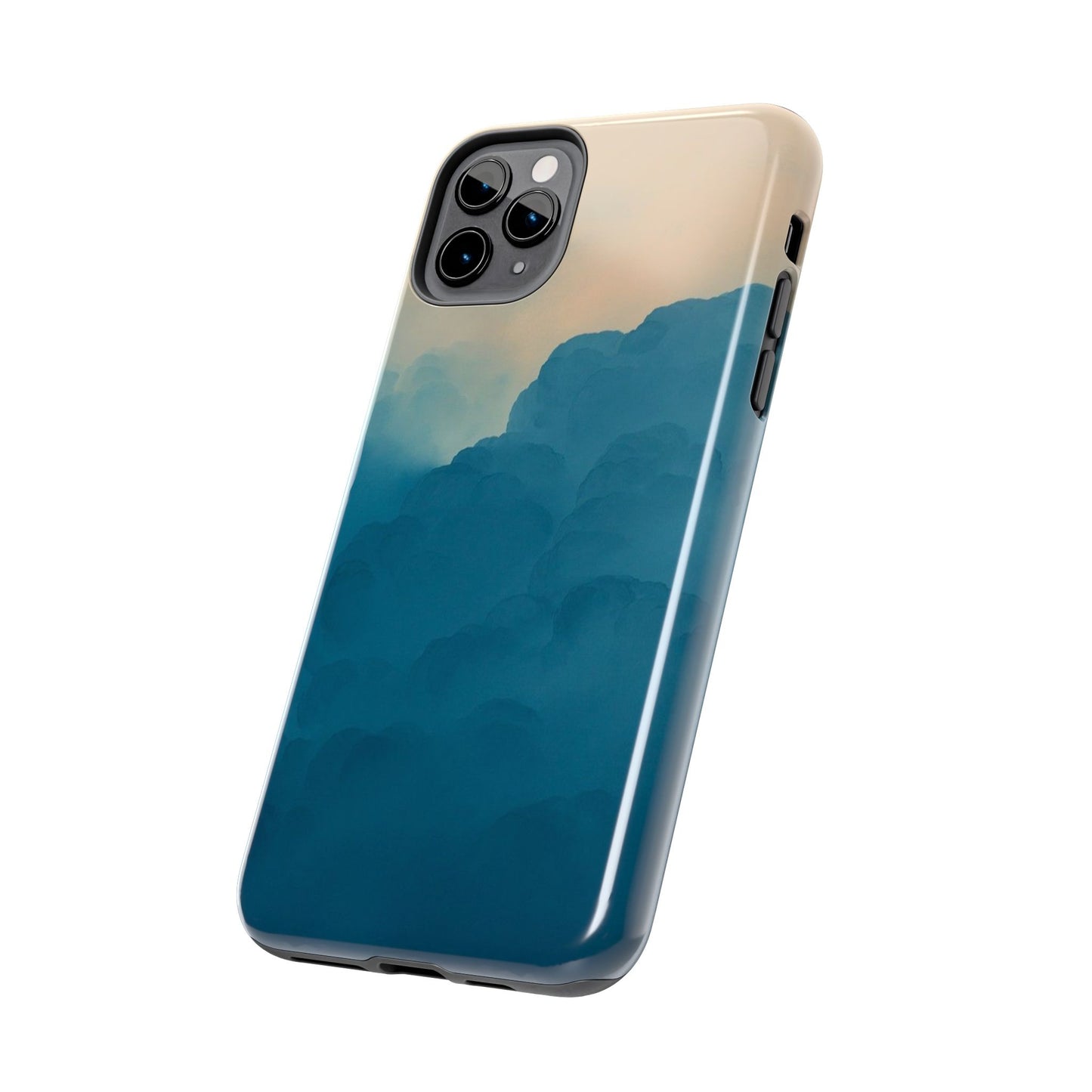 Serene Cloud Tough Phone Case - Durable Protection with Soothing Aesthetic