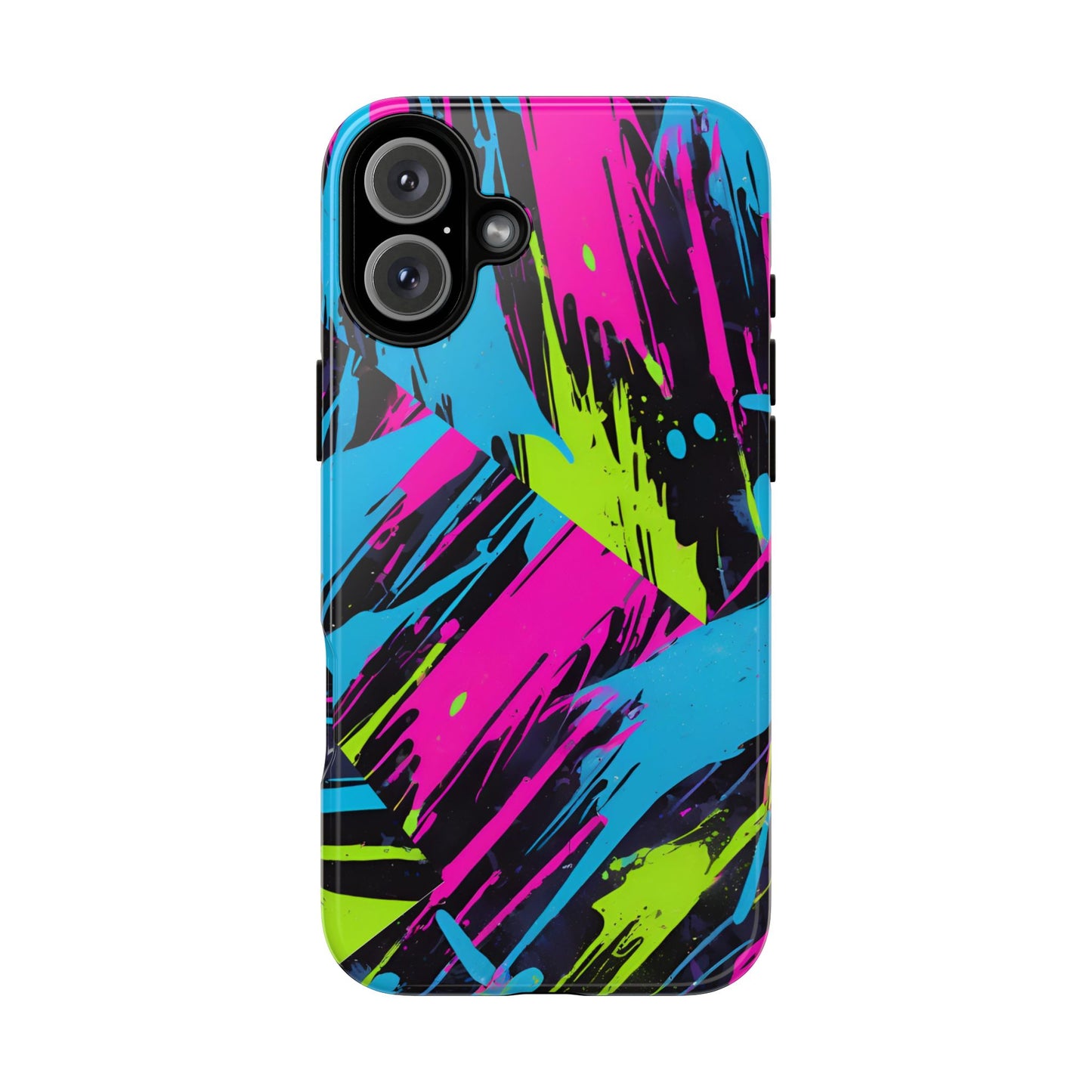 Vibrant Phone Case - Tough Cases with Bold Color Burst Design
