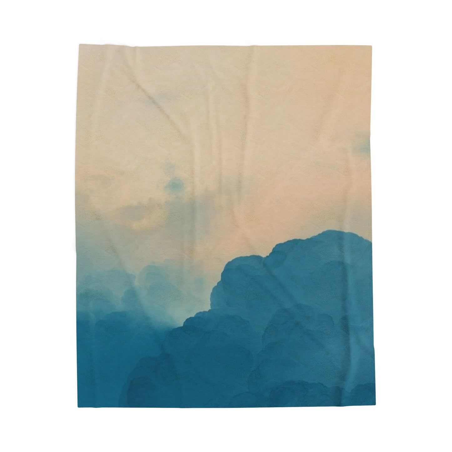 Serene Landscape Velveteen Plush Blanket - Cozy Comfort for Home Decor