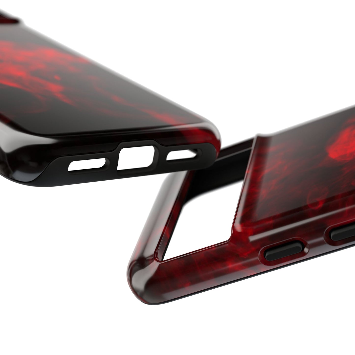 Bold Red Smoke Phone Case – Tough Cases for Protection and Style