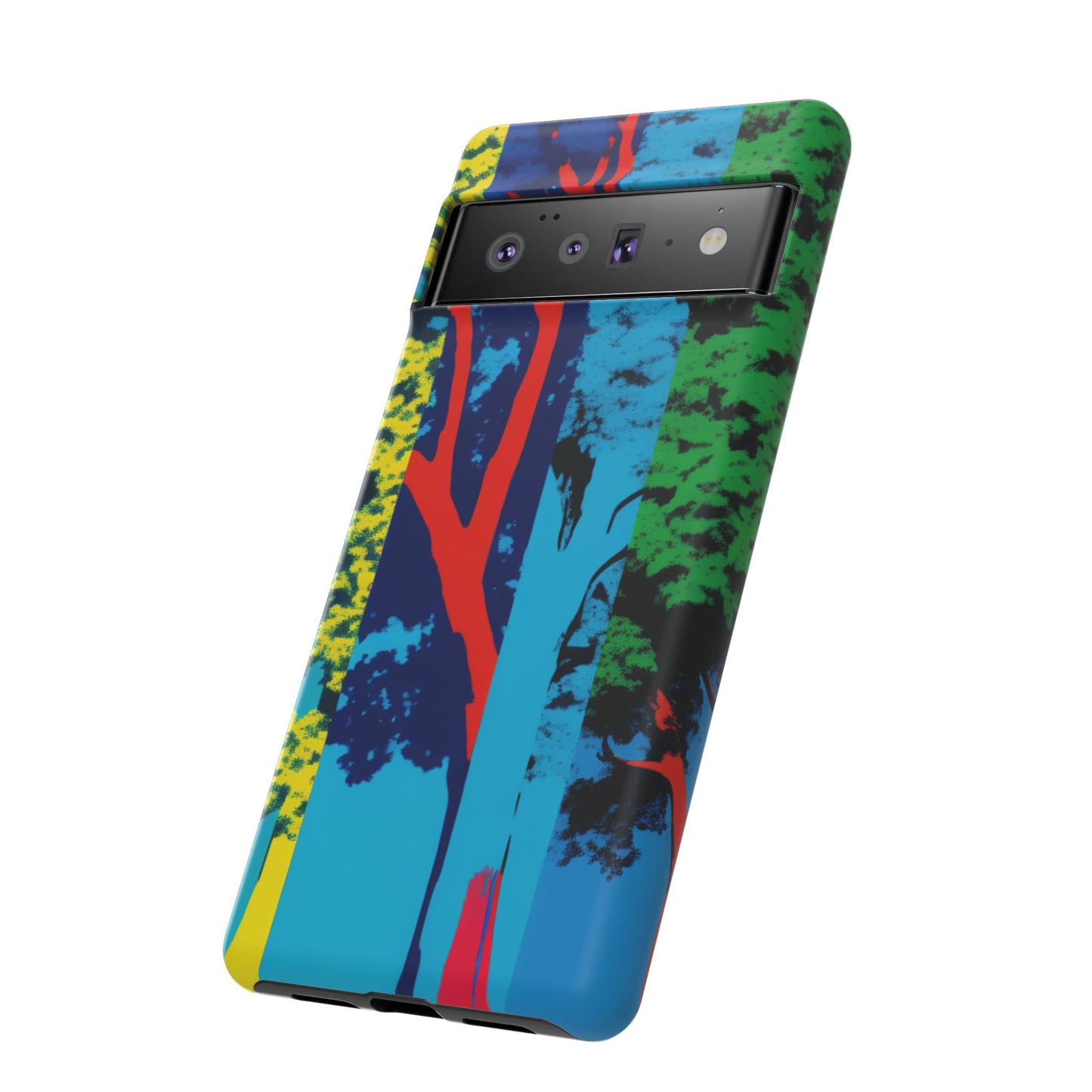 Phone Case - Colorful Forest Design Tough Case