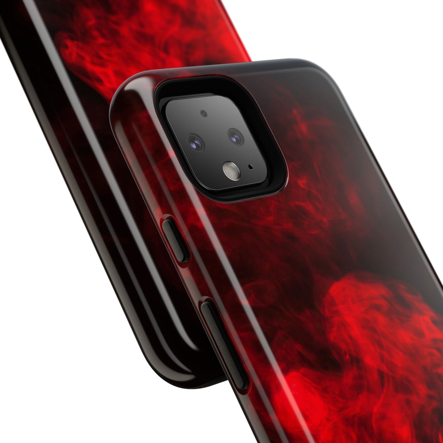 Bold Red Smoke Phone Case – Tough Cases for Protection and Style