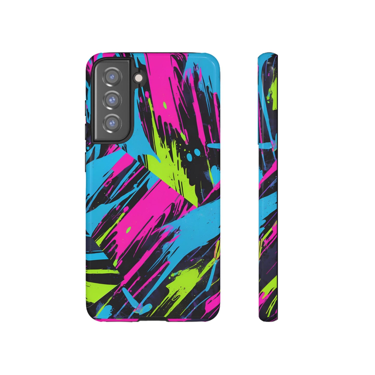 Vibrant Phone Case - Tough Cases with Bold Color Burst Design