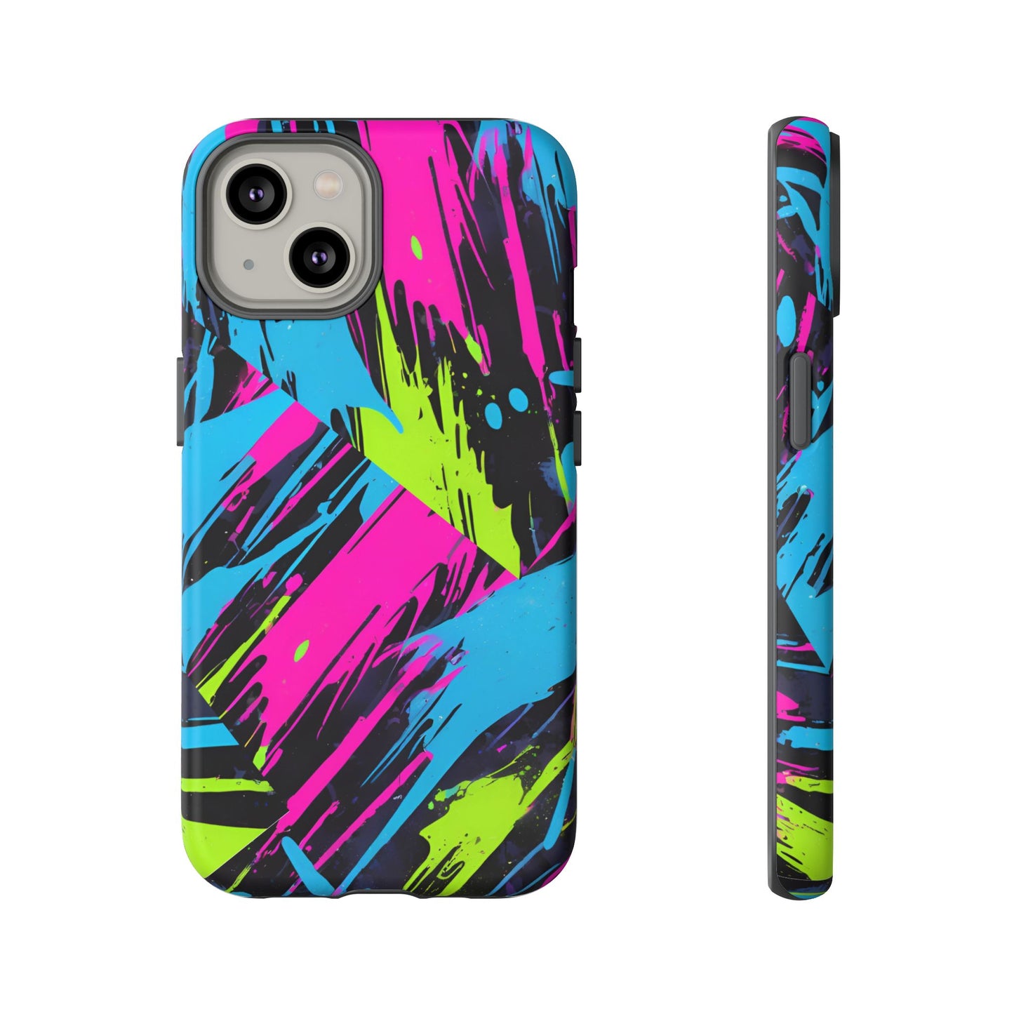 Vibrant Phone Case - Tough Cases with Bold Color Burst Design