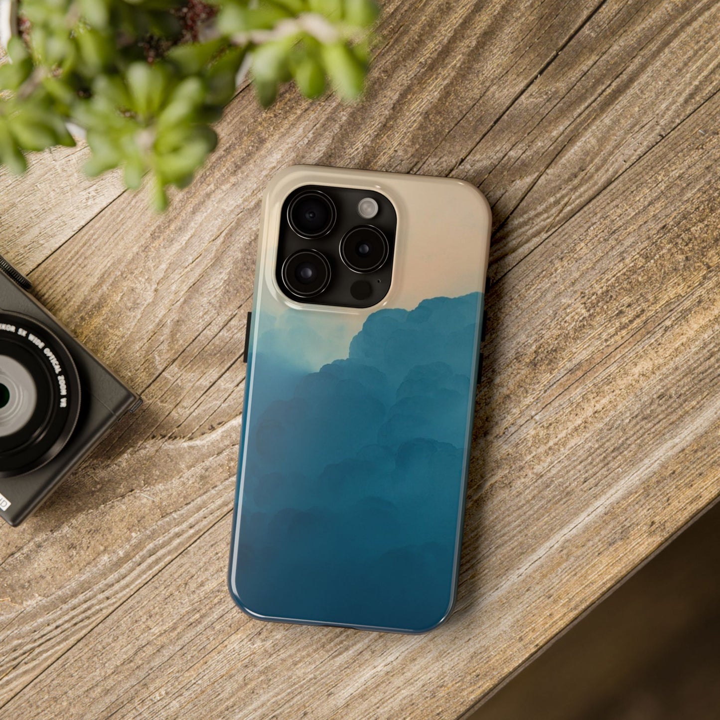 Serene Cloud Tough Phone Case - Durable Protection with Soothing Aesthetic