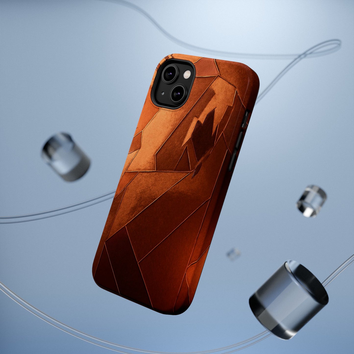 Geometric Magnetic Tough Cases - Stylish Protection for Your Phone