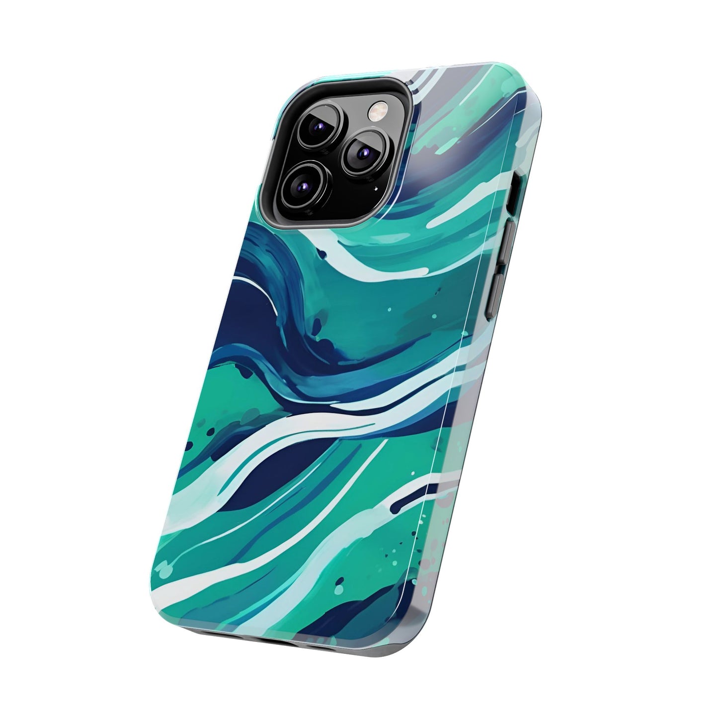 Ocean Wave Tough Phone Case - Durable Protection