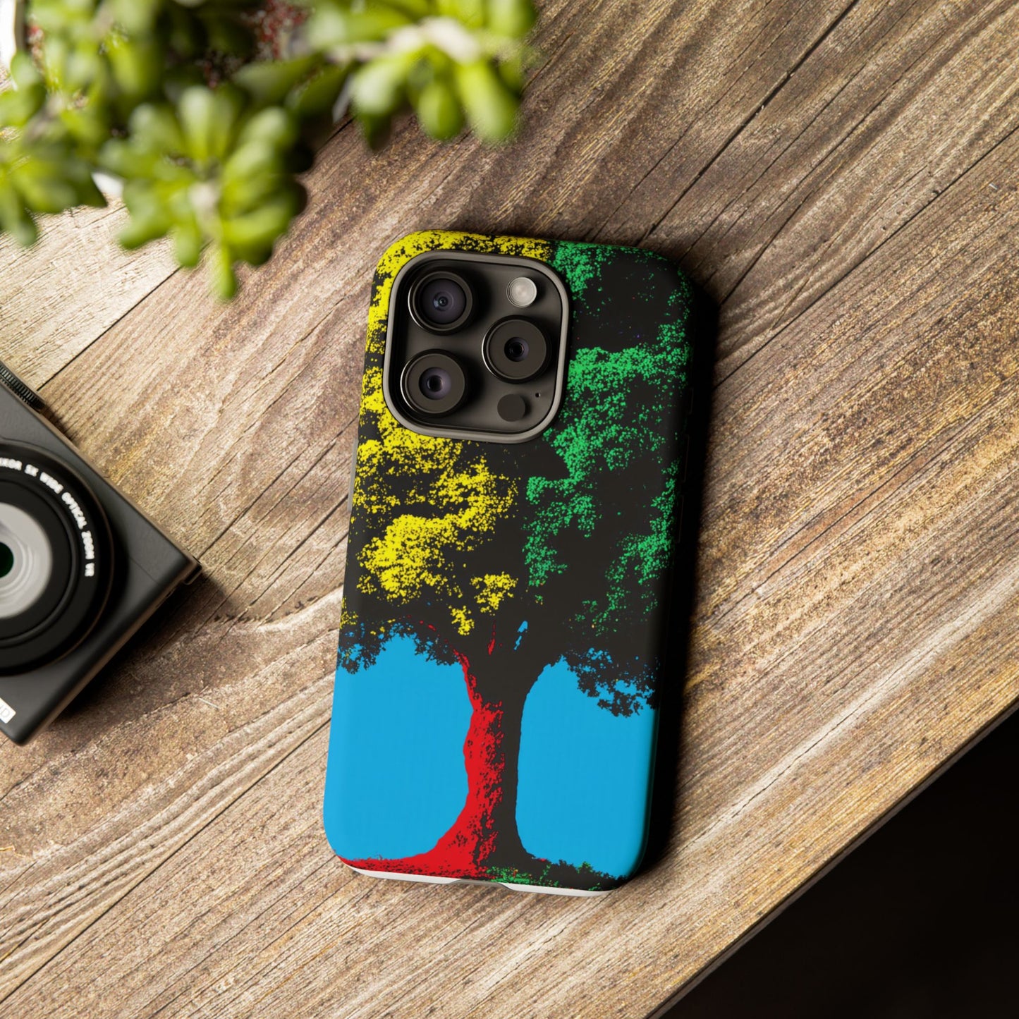 Phone Case - Vibrant Tree Design